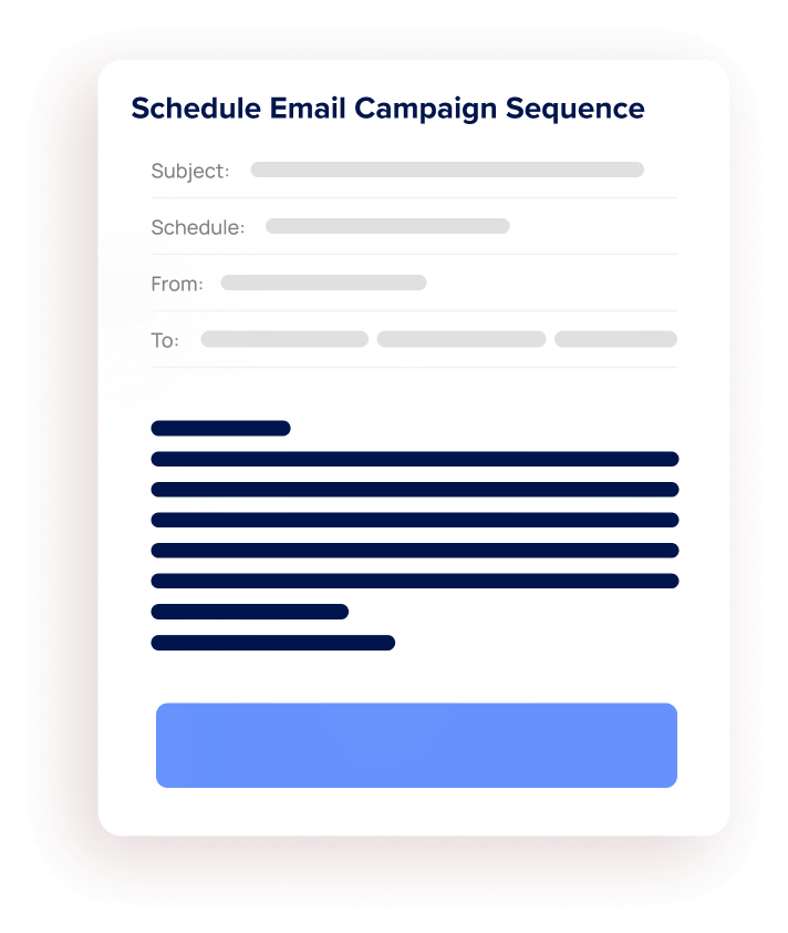 hireEZ schedule email campaign sequence